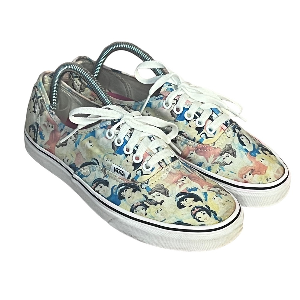 RARE Vans x Disney Authentic Princess Shoes Women's 9.5 Men's 8 Limited Edition
